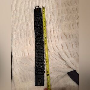 AKIRA Black Studded Belt